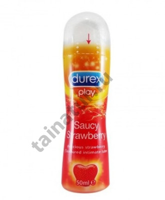 Гель-смазка Durex Play Saucy Strawberry Клубничная