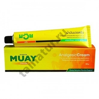 Мазь обезболивающая и разогревающая Muay Analgesic Cream 