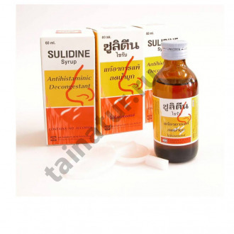 Сироп против заложенности носа, гриппа и простуды Сулидин Sulidine syrop 