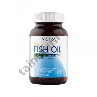 Рыбий жир Vistra Salmon Fish Oil 1000 mg Plus Vitamin E 