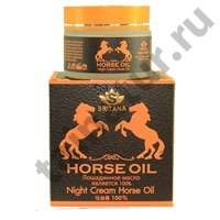 Крем ночной Horse Oil Sritana (Night Cream) с лошадиным жиром 