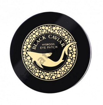 Гидрогелевые патчи для ухода за кожей вокруг глаз с чёрной икрой ESFOLIO Black Caviar Hydrogel eye patch