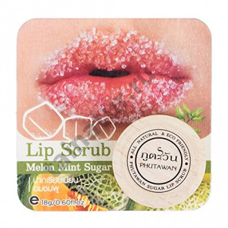 Сахарный скраб для губ Phutawan Sugar Lip Scrub Melon Mint