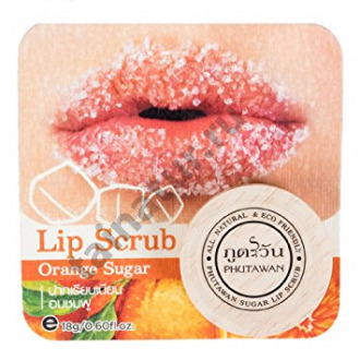 Сахарный скраб для губ Phutawan Sugar Lip Scrub Orange