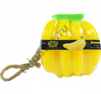 Фигурное мыло ”Банан” с натуральной люфой Lufa Soap Banana