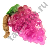 Фигурное мыло "Красный виноград" с натуральной люфой Lufa Soap Red Grapes