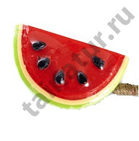 Фигурное мыло "Красный арбуз" с натуральной люфой Lufa Soap Red Watermelon