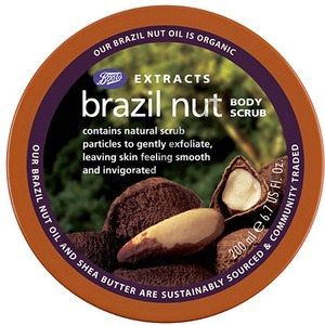 Сахарный скраб для тела Бразильский орех BOOTS 