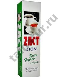 Тайская зубная паста Zact Lion ”Антикофе”