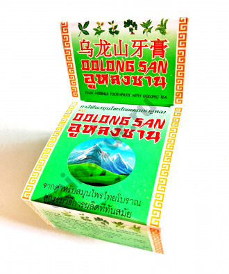 Тайская зубная паста с экстактом Чая Улун Oolong San Thai Herbal Toothpaste With Oolong Tea 