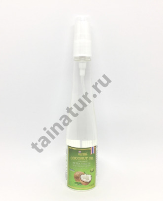 Натуральное кокосовое масло-спрей   первого отжима Extra Virgin Natural Oil Spray Royal Thai Herb  100 ml