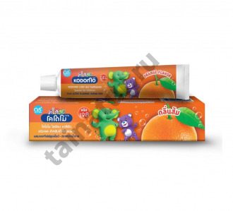 Детская зубная паста-гель со вкусом Апельсина Kodomo Lion Gel Orange Flavor