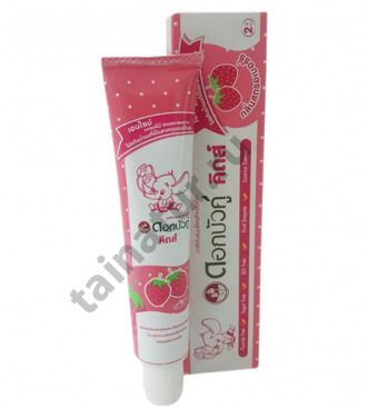 Детская зубная паста с Клубникой TWIN LOTUS TOOTHPASTE FOR KIDS Strawberry Flavour 